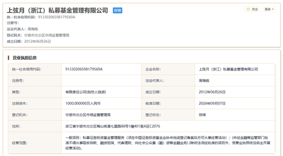 周海栋“公奔私”落定！收购一家存量私募，取名“上弦月”！