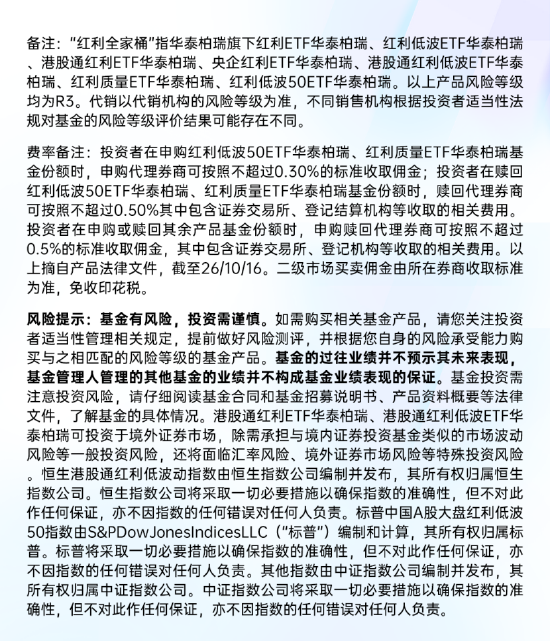 四季度风格切换提速,资金重拾“确定性”需求!华泰柏瑞“红利全家桶”关注底仓配置价值